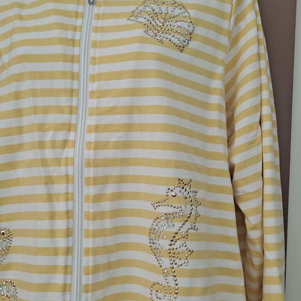 Quacker Factory Nautical Sequin Discontinued Stri… - image 3